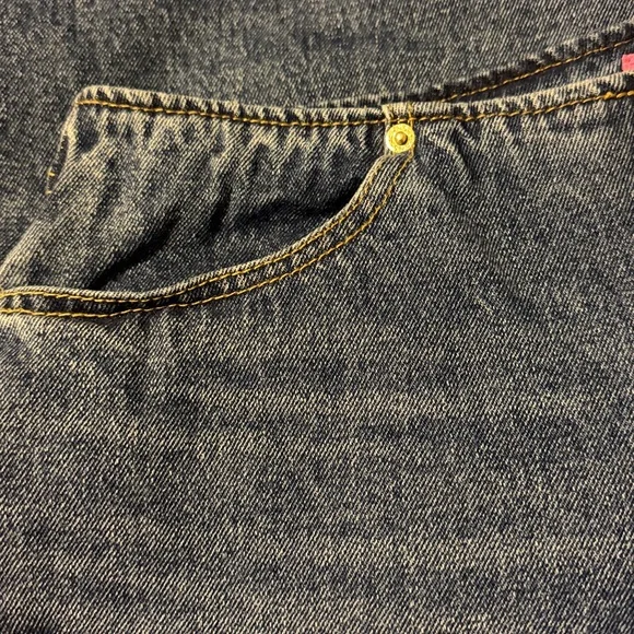 Edikted Blue Denim Jeans Y2K - Picture 8 of 9